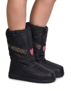 Love Moschino Зимни ботуши с халки за лесно обуване Червен/Черен