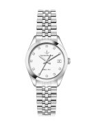 Lucien Rochat Часовник MADAME - стомана - диаманти - бял циферблат - 32mm размер
