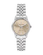 Lucien Rochat Дамски часовник ICONIC - кварцов - стоманен - бежов циферблат - 28mm