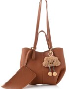 Lucky Bees Чанта от еко кожа с ключодържател - - 22x28x13
