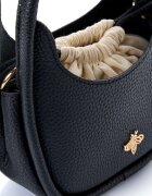 Lucky Bees Чанта за рамо от еко кожа Черен