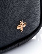 Lucky Bees Чанта за рамо от еко кожа Черен