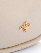 Lucky Bees Чанта за рамо от еко кожа Крем
