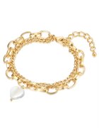 Lulu  Jane Гривна с покритие от 14K злато със седеф