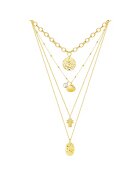 Lulu  Jane Колие на пластове с 14К злато