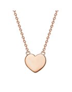 Lulu  Jane Колие с 14К златно покритие и форма на сърце