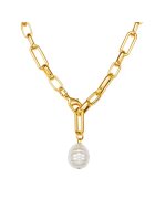 Lulu  Jane Колие с покритие от 14K злато с перла