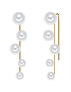 Lulu  Jane Обеци 22513 с покритие от 14K злато с перли