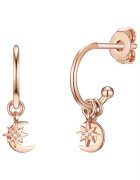 Lulu  Jane Обеци 32005 с покритие от 14К розово злато