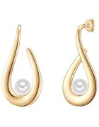 Lulu  Jane Обеци с 14К златно покритие и перли