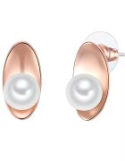 Lulu  Jane Обеци с 14К златно покритие и синтетични перли