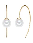 Lulu  Jane Обеци с покритие от 14K злато и перли