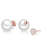 Lulu  Jane Обеци с покритие от 14K злато и перли