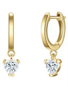Lulu  Jane Обеци с покритие от 14К злато и циркони