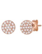 Lulu  Jane Обеци с покритие от 14К злато и циркони