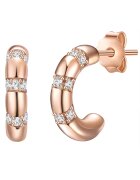 Lulu  Jane Обеци с покритие от 14К злато и винтчета
