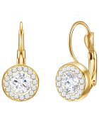 Lulu  Jane Обеци с покритие от 14K злато с кристали