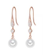 Lulu  Jane Обеци с покритие от 14K злато с перли