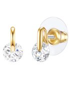 Lulu  Jane Обеци с покритие от 14K злато с циркони