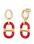 Lulu  Jane Обеци с покритие от 14K злато - Златист/Жълт