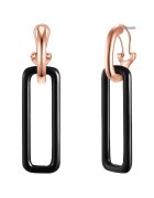 Lulu  Jane Обеци тип халки с покритие от 14K злато