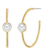 Lulu  Jane Обеци тип халки с покритие от 14K злато