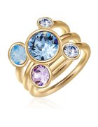 Lulu  Jane Пръстен с 14K златно покритие - 3 части