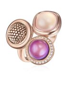 Lulu  Jane Пръстен с 14K златно покритие и кристали