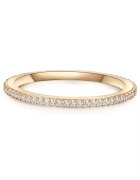 Lulu  Jane Пръстен с 14К златно покритие и циркони