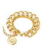 Lulu  Jane Регулируема гривна с 14K злато