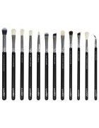 Luxorise Комплект от 12 четки за грим Brilliance Silver
