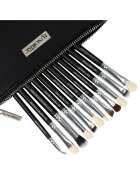 Luxorise Комплект от 12 четки за грим Brilliance Silver
