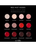 Luxorise Комплект от 12 цветни UV гелове Red-Hot Nudes