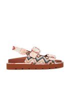 M Missoni Дамски сандали - Wave Pink - Многоцветни - Текстил