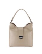 Made in Italy Бежова чанта от естествена кожа 8963 124 16399