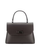 Made in Italy Чанта от естествена кожа Alicia 123 Тъмно кафява 13487 - Тъмнокафяв