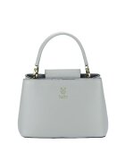 SOFILINE Дамска чанта от естествена кожа 8950 119 Светлосив - - 18x25x12
