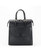Made in Italy Раница конвертируема в чанта 8935 121 Черна 14167