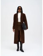 Mai Collection Дамско палто - HiCCUP - Selva Suede - кафяво - текстил