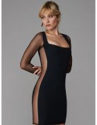 Maison Close Fitted Mini Dress - Черен