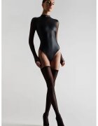 Maison Close See-through Sleeves Thong Body - Черен