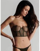 Maison Close Silk Lace Bra - Зелен