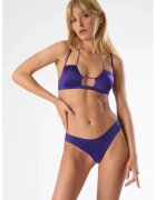Maison Close Thong Bathing Panties With Decorative Detail - Лилав