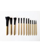 Makeup Комплект четки за грим 12 четки Включен калъф
