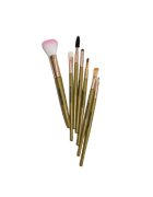 Makeup Комплект четки за грим Грим 7 четки Зелен