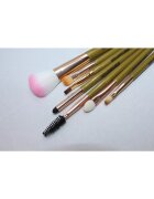 Makeup Комплект четки за грим Грим 7 четки Зелен