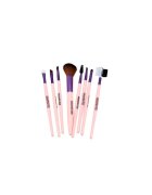 Makeup Комплект четки за грим розови 8 парчета