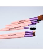 Makeup Комплект четки за грим розови 8 парчета