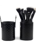 Makeup Комплект от 12 четки за грим черен калъф за съхранение