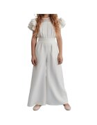 MaLuna Гащеризон за момиче - ZOYA Fashion - Beatrice - Текстил - Бял - Бял